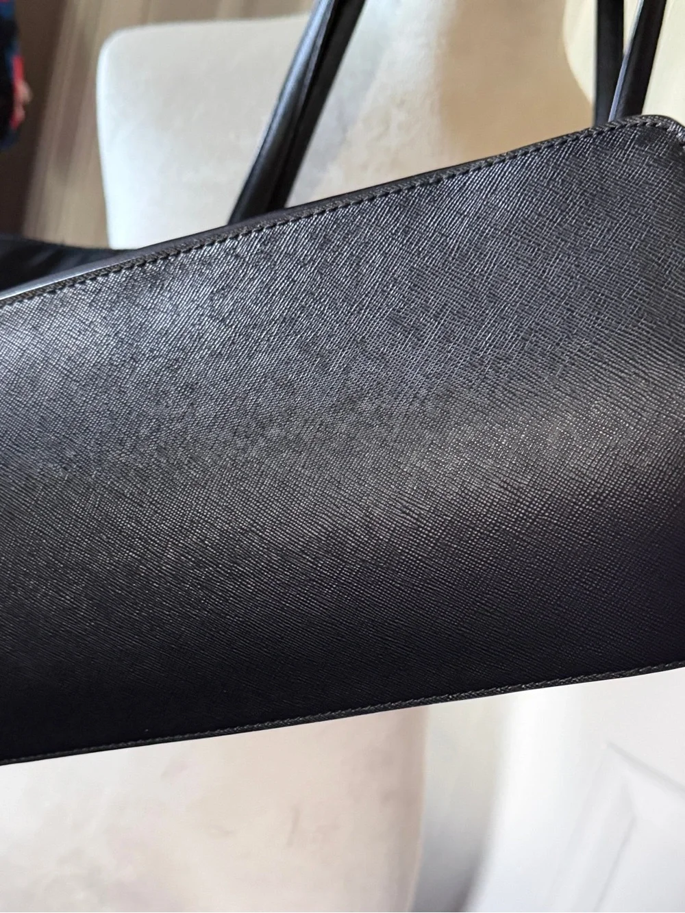 kate spade black nylon tote with leather straps - Picture 3 of 4